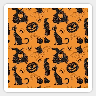 Vintage Halloween Cool Sticker